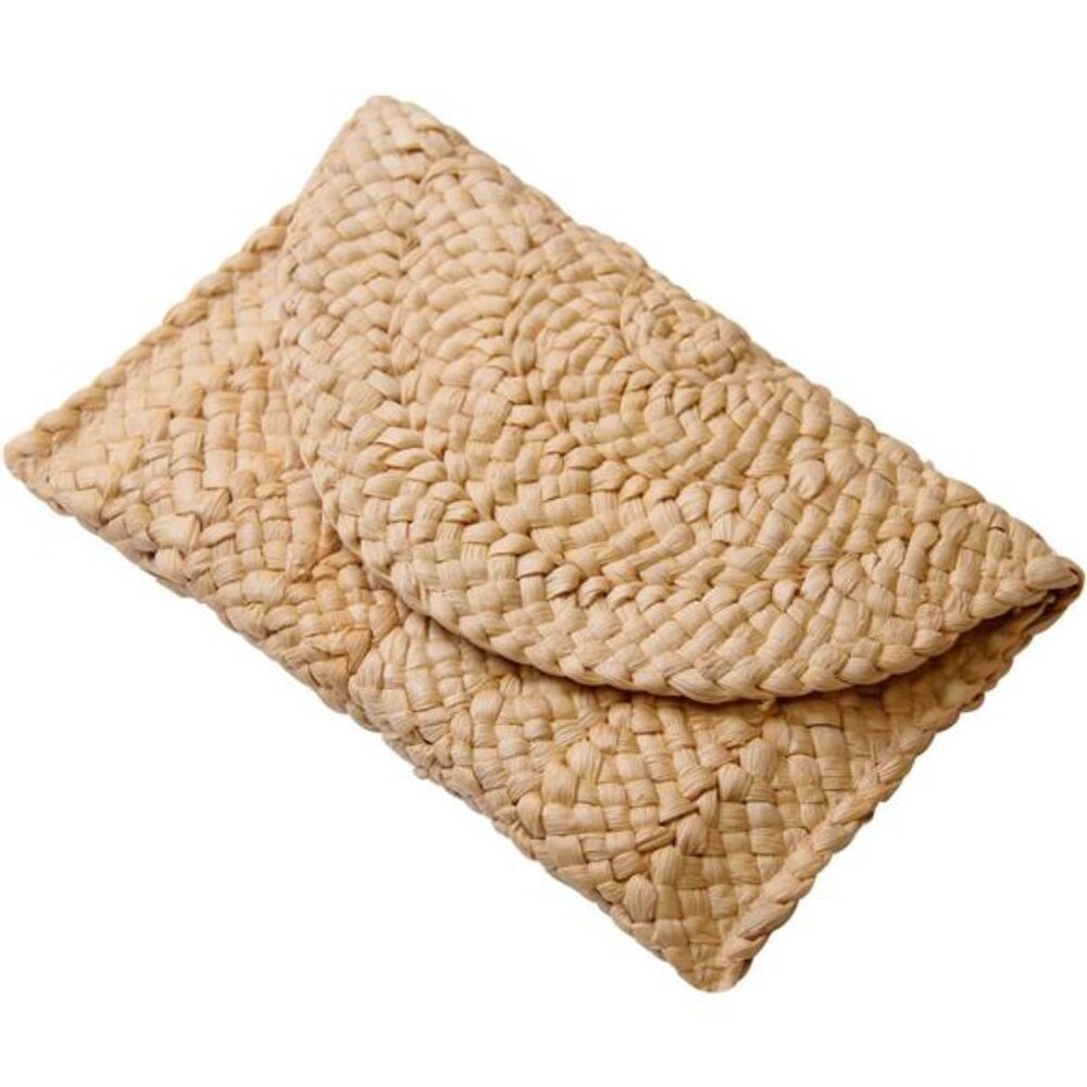 Straw Clutch Purses for‎ Women Summer Beach Bags Envelope Woven Clutch Handbags
